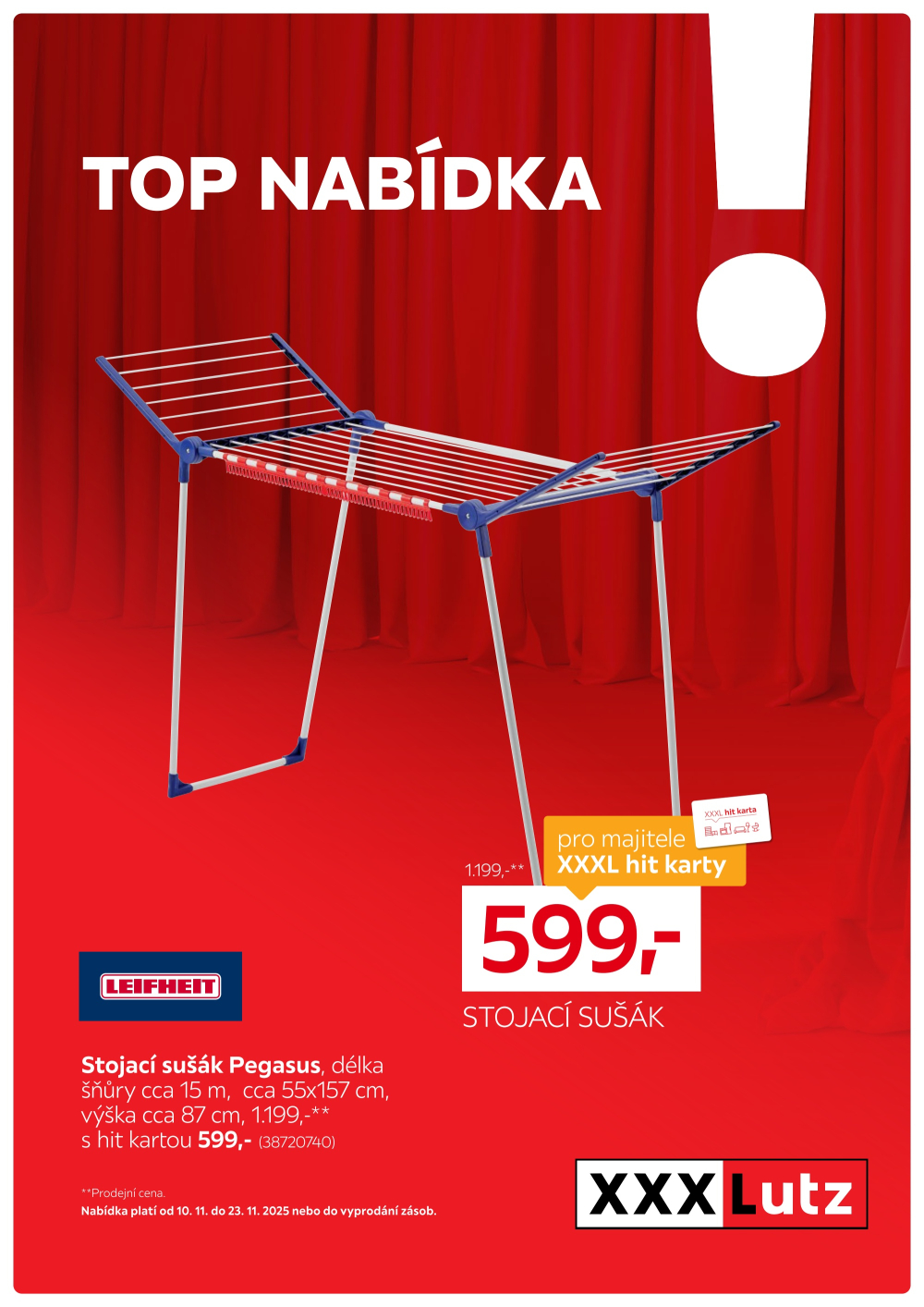 Leták XXXLutz leták - TOP nabídka Leifheit sušák - strana 1