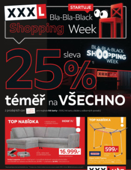 XXXLutz leták - Black Week