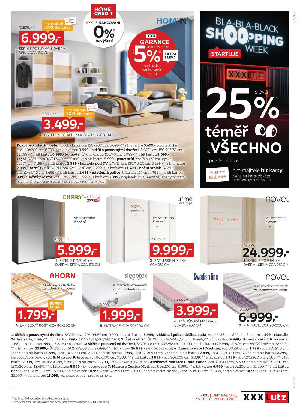 Leták XXXLutz leták - Black Week - strana 5