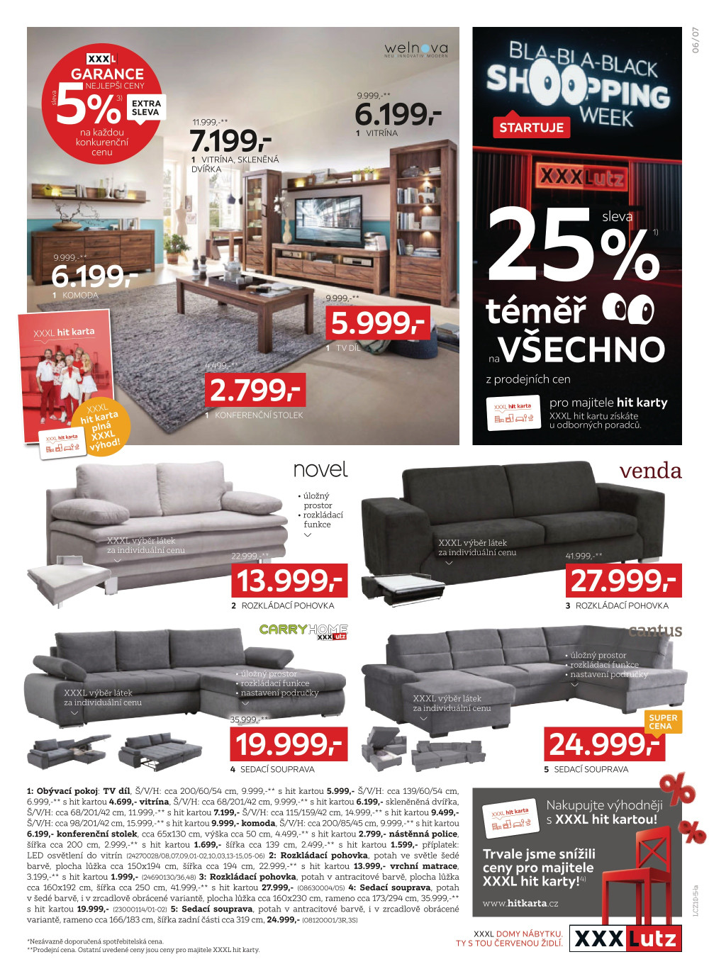 Leták XXXLutz leták - Black Week - strana 7