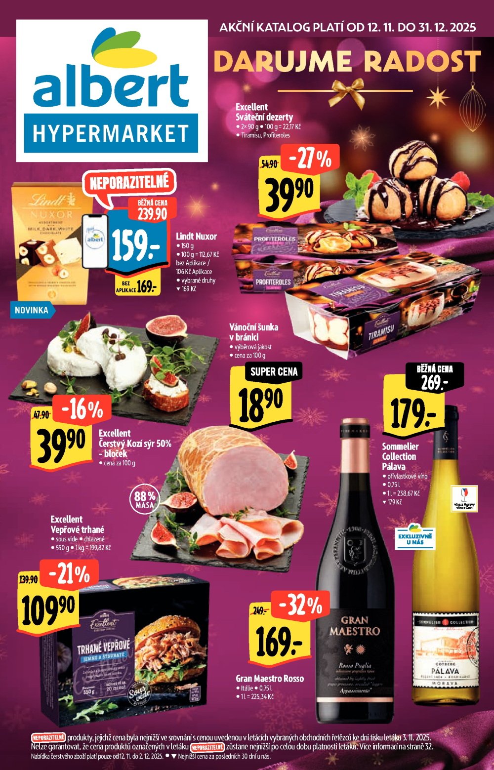 Leták Albert Hypermarket - Akční katalog - strana 1
