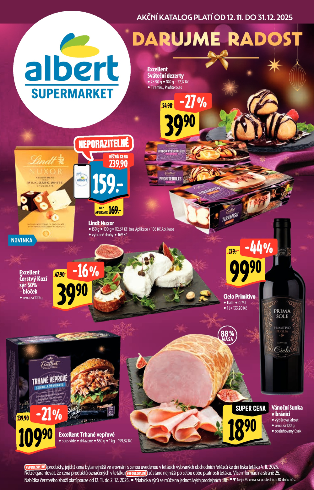 Leták Albert Supermarket - Akční katalog - strana 1