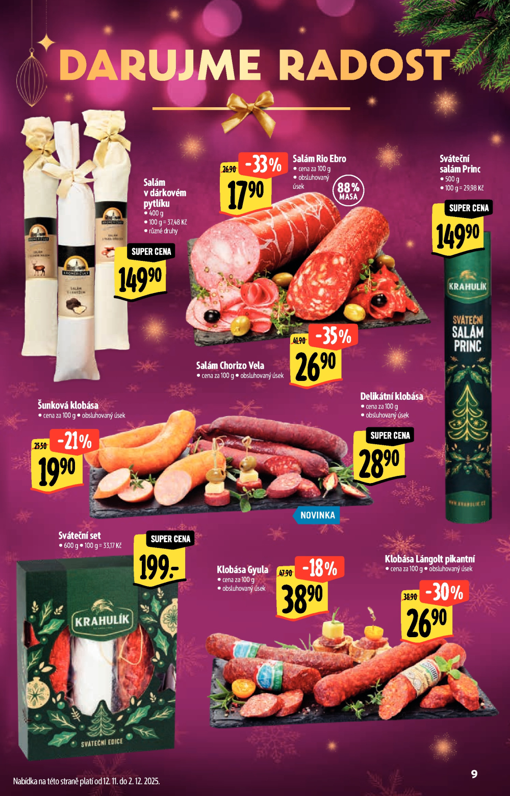 Leták Albert Supermarket - Akční katalog - strana 9
