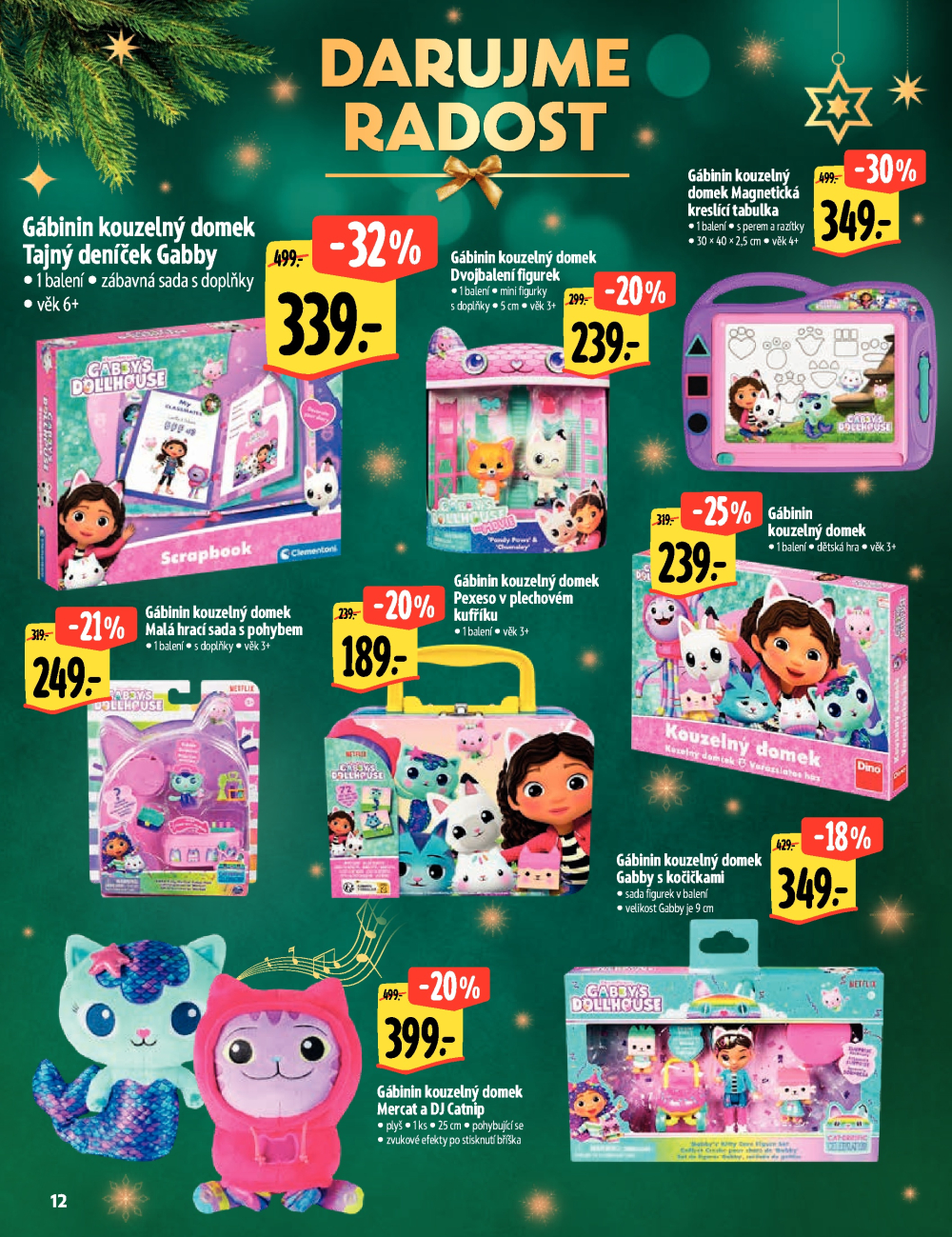 Leták Albert Hypermarket - Akční katalog hraček - strana 12