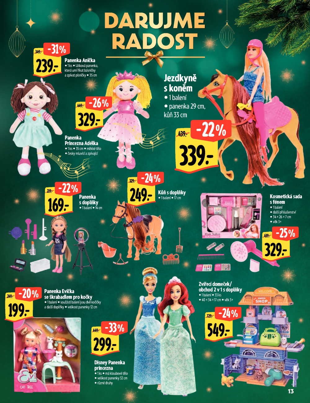 Leták Albert Hypermarket - Akční katalog hraček - strana 13