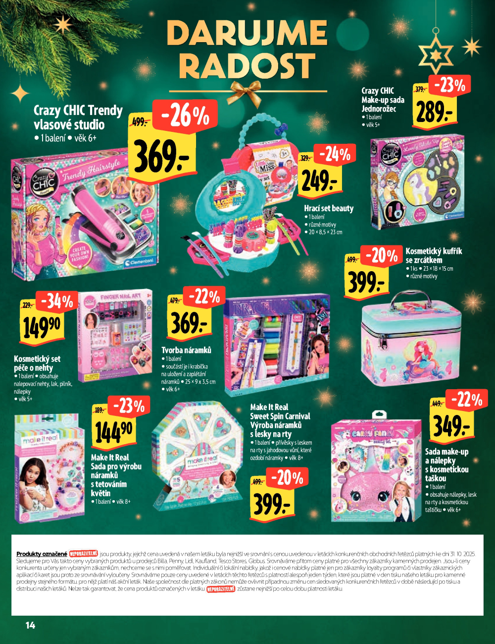 Leták Albert Hypermarket - Akční katalog hraček - strana 14