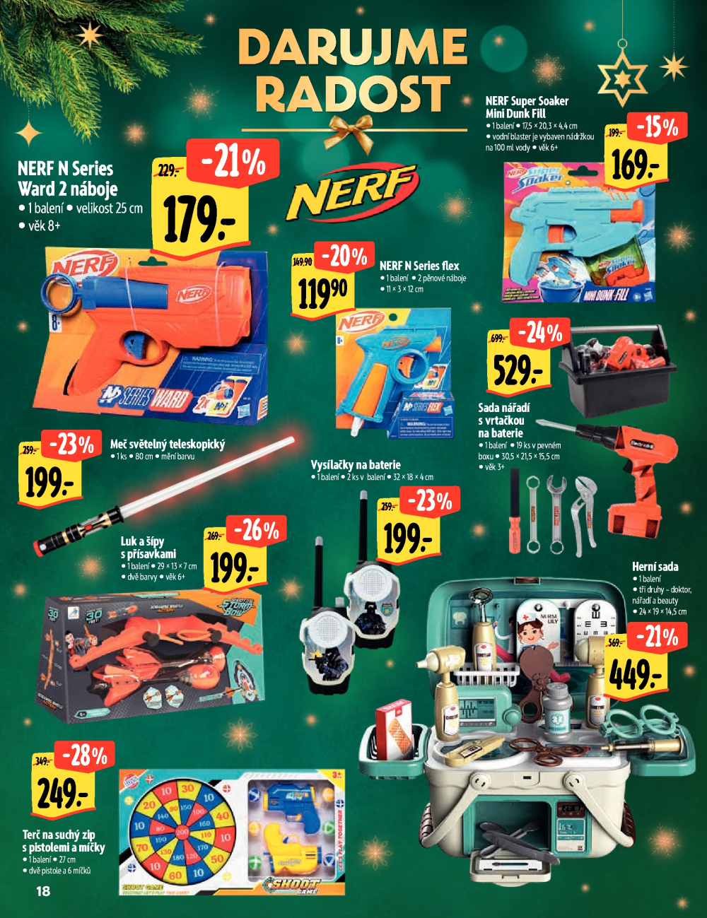 Leták Albert Hypermarket - Akční katalog hraček - strana 18