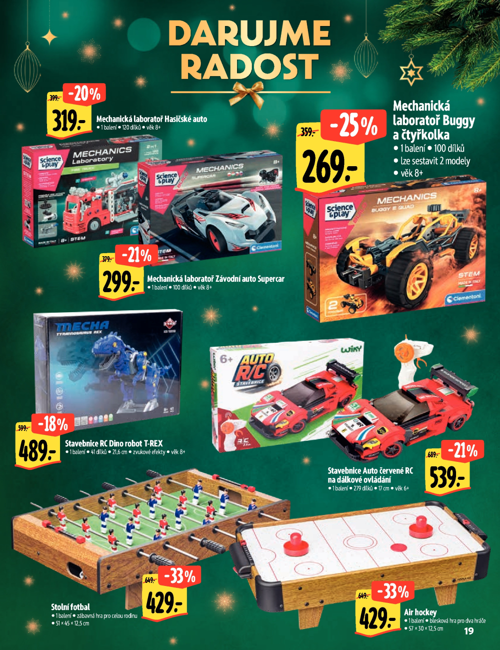 Leták Albert Hypermarket - Akční katalog hraček - strana 19