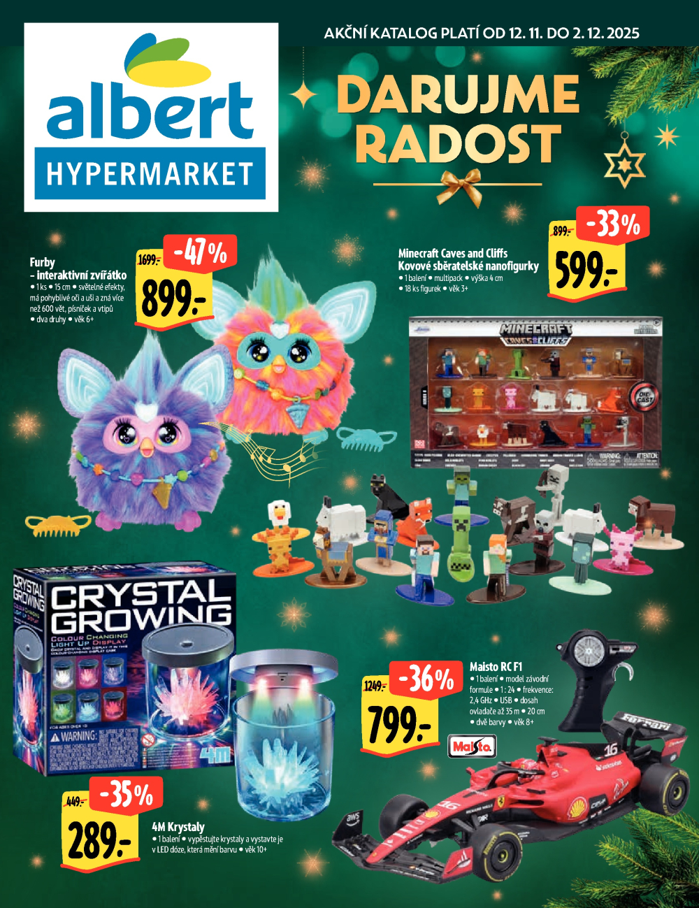 Leták Albert Hypermarket - Akční katalog hraček - strana 1