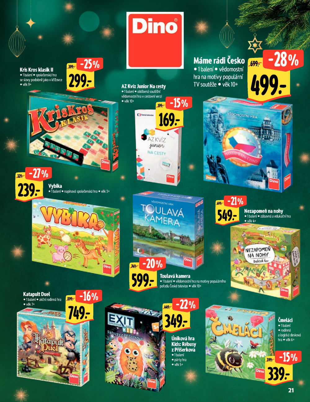 Leták Albert Hypermarket - Akční katalog hraček - strana 21