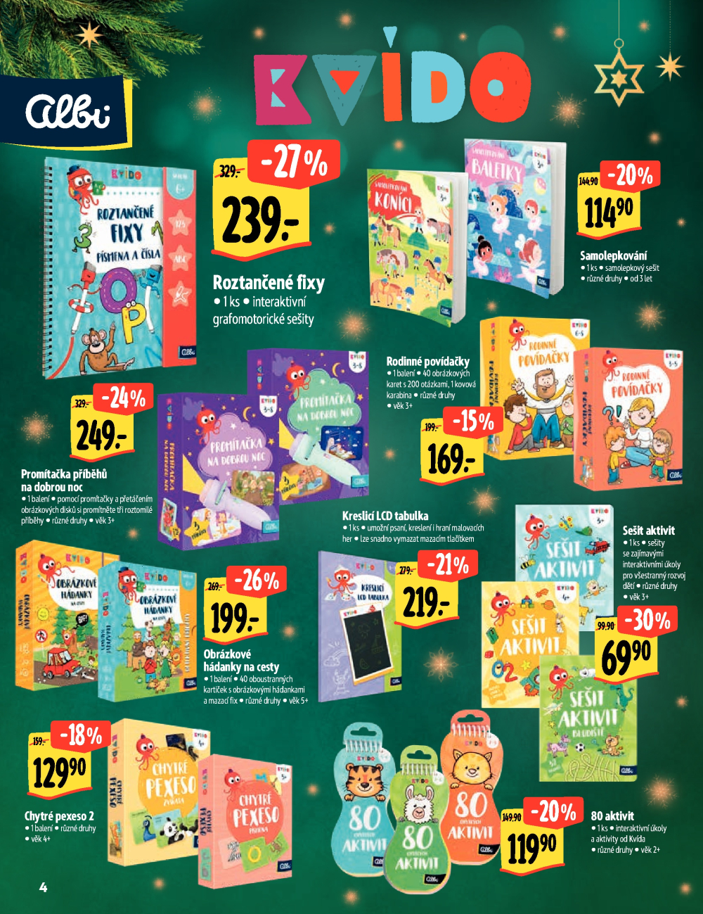 Leták Albert Hypermarket - Akční katalog hraček - strana 4