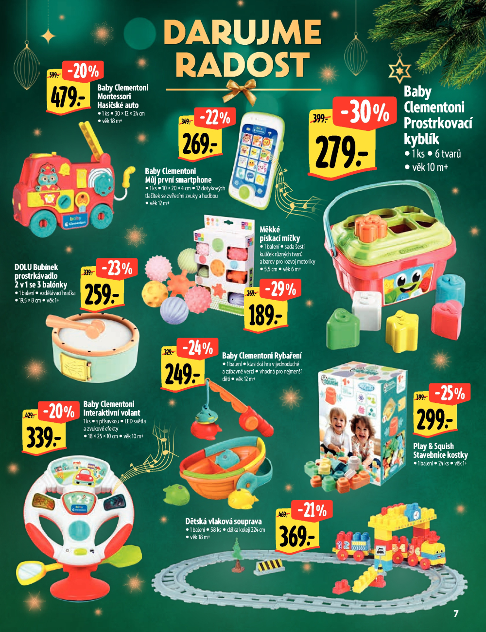 Leták Albert Hypermarket - Akční katalog hraček - strana 7