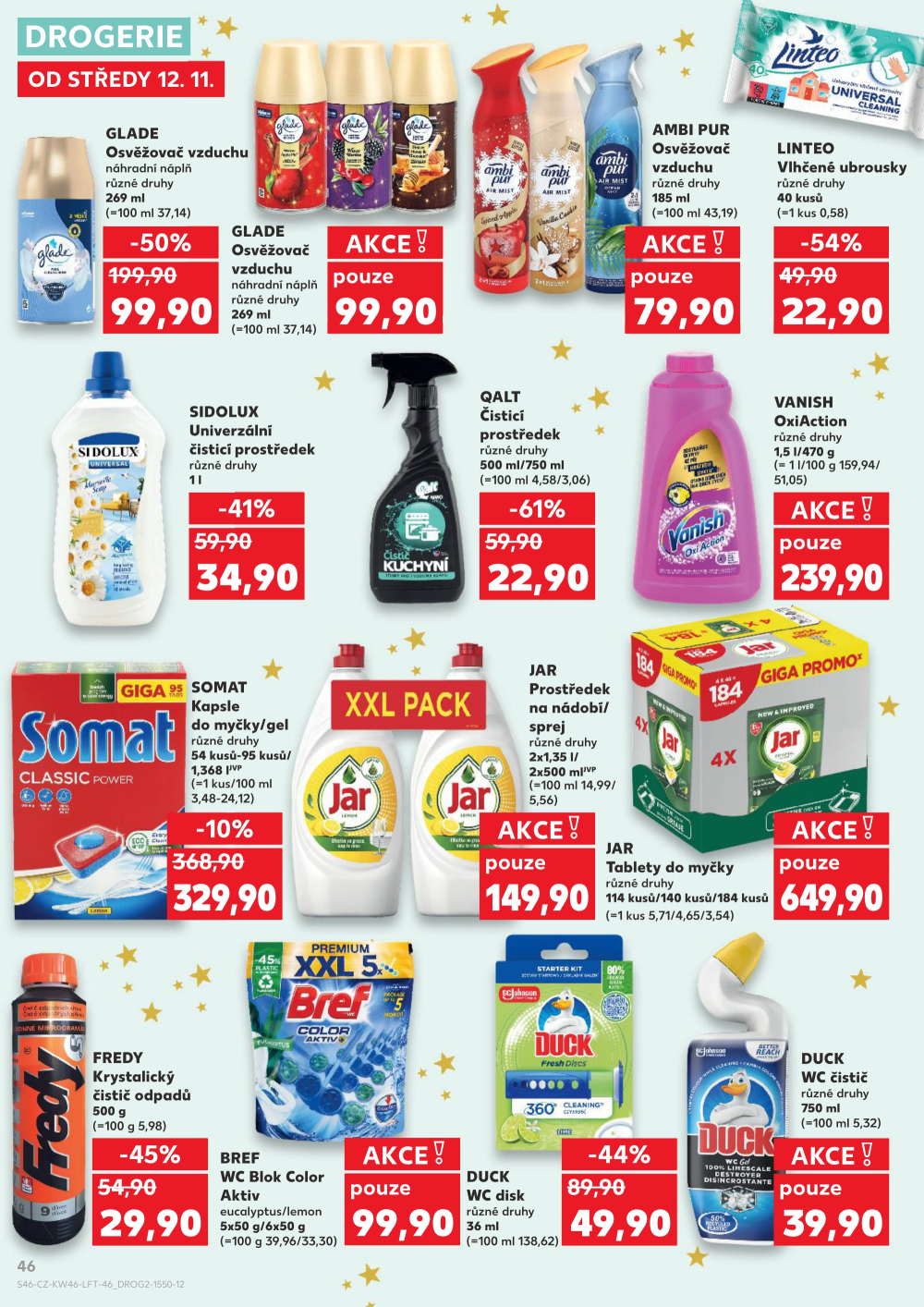 Leták Kaufland leták Praha 6 - Podbaba - strana 46