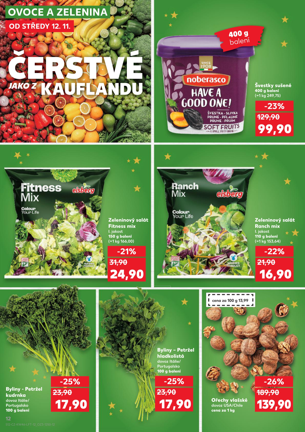 Leták Kaufland leták Znojmo, Dukelských bojovníků - strana 12