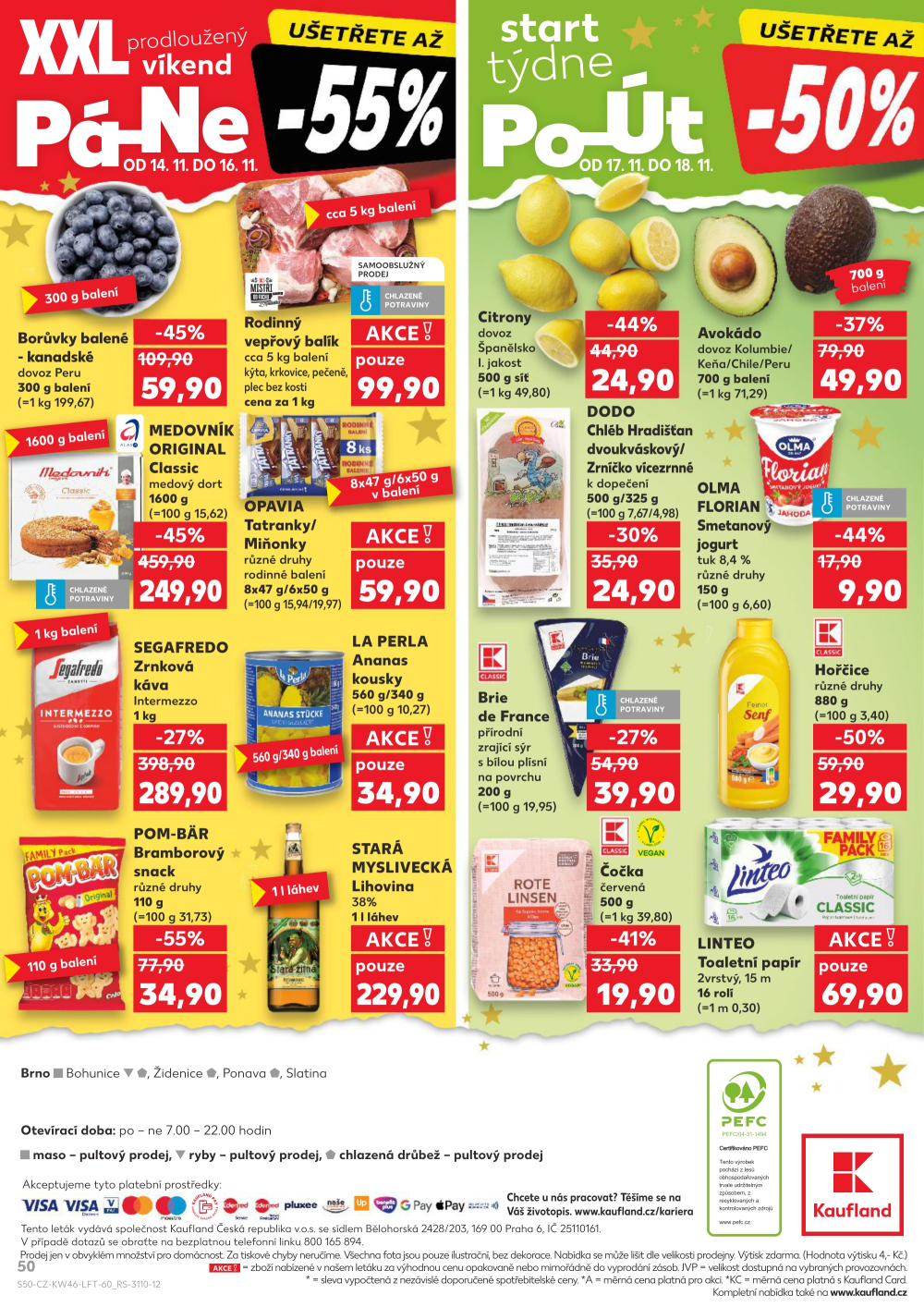 Leták Kaufland leták Brno - Bohunice - strana 50