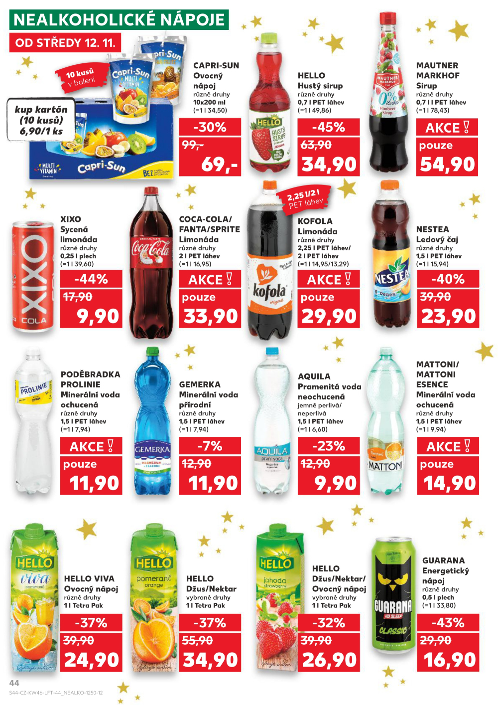 Leták Kaufland leták Praha 9 - Hloubětín - strana 44