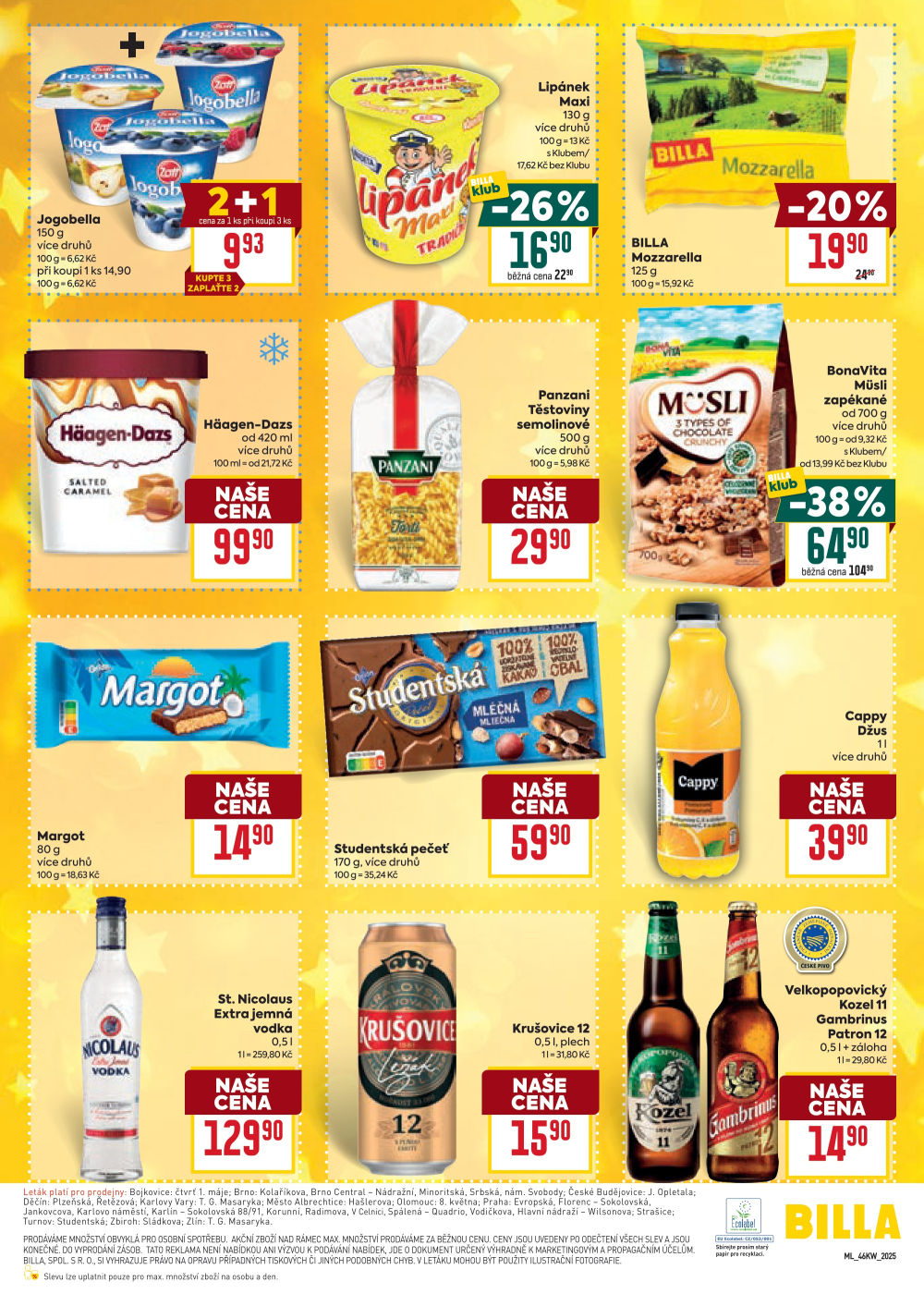 Leták BILLA malý leták - strana 3