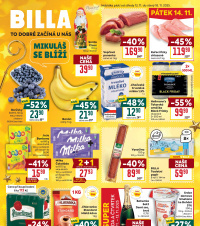 Akční leták BILLA velký 