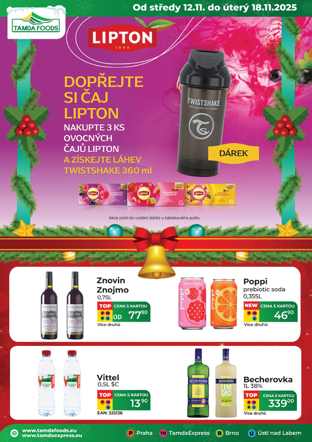 Leták TAMDA FOODS leták - strana 1