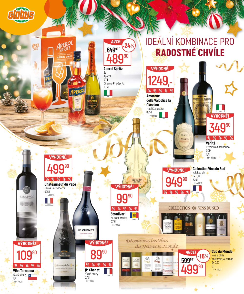 Leták Globus leták - Nápoje pro výjimečné chvíle - strana 10