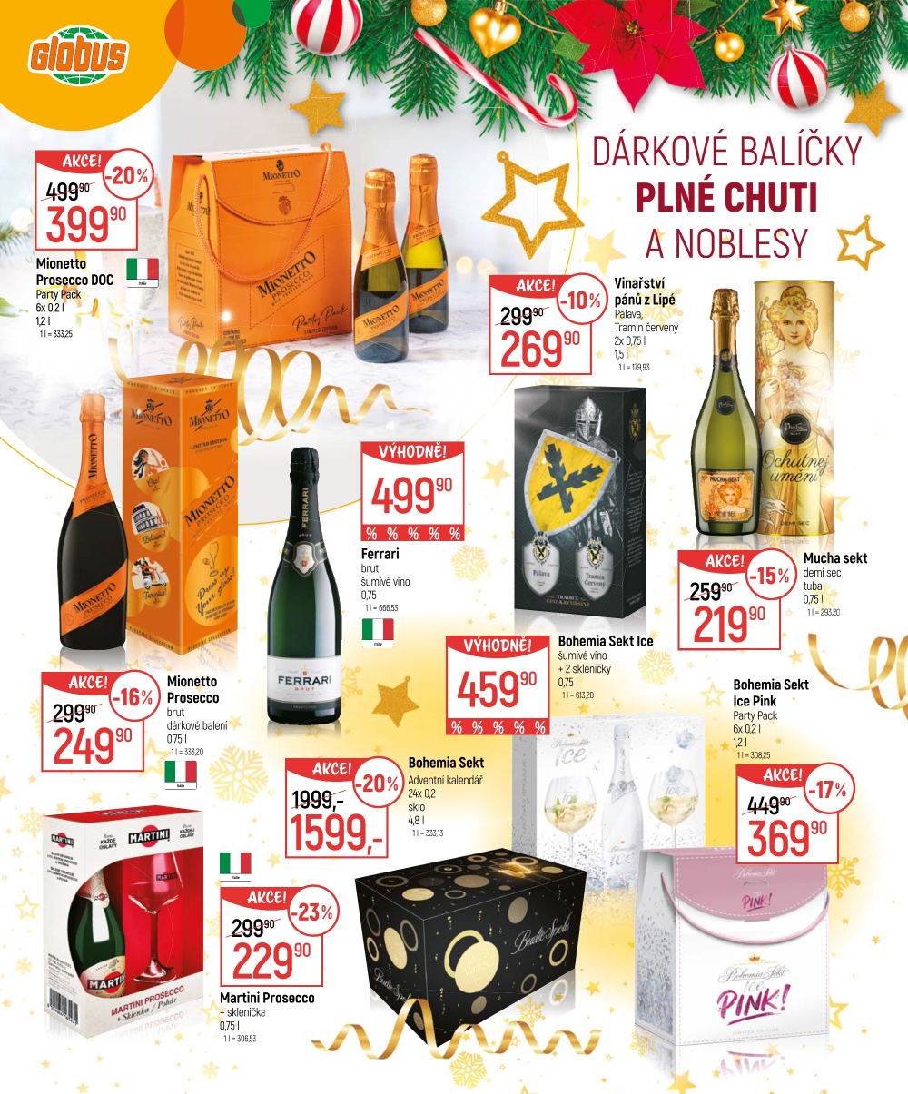Leták Globus leták - Nápoje pro výjimečné chvíle - strana 8
