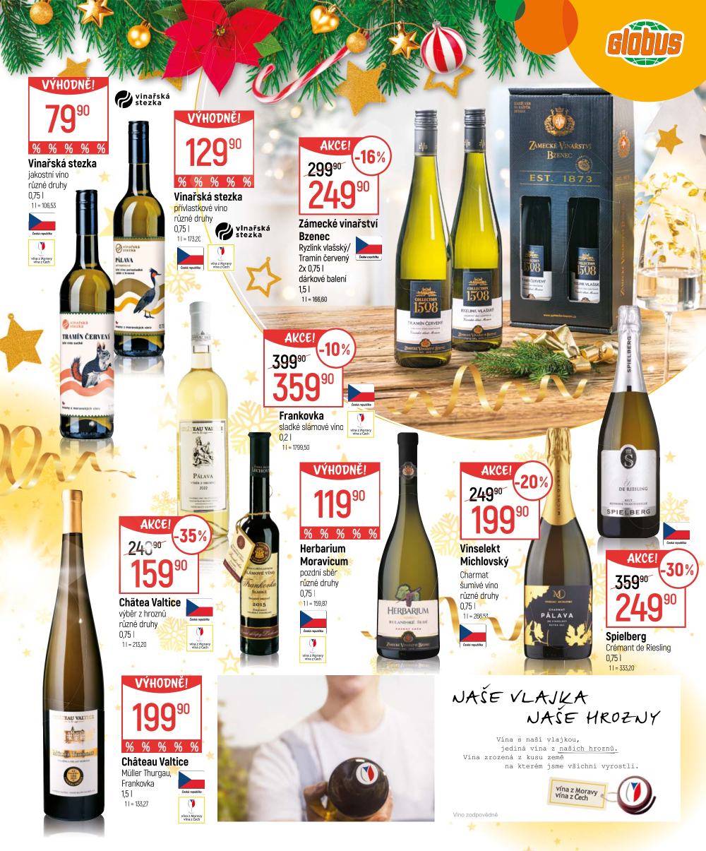 Leták Globus leták - Nápoje pro výjimečné chvíle - strana 9
