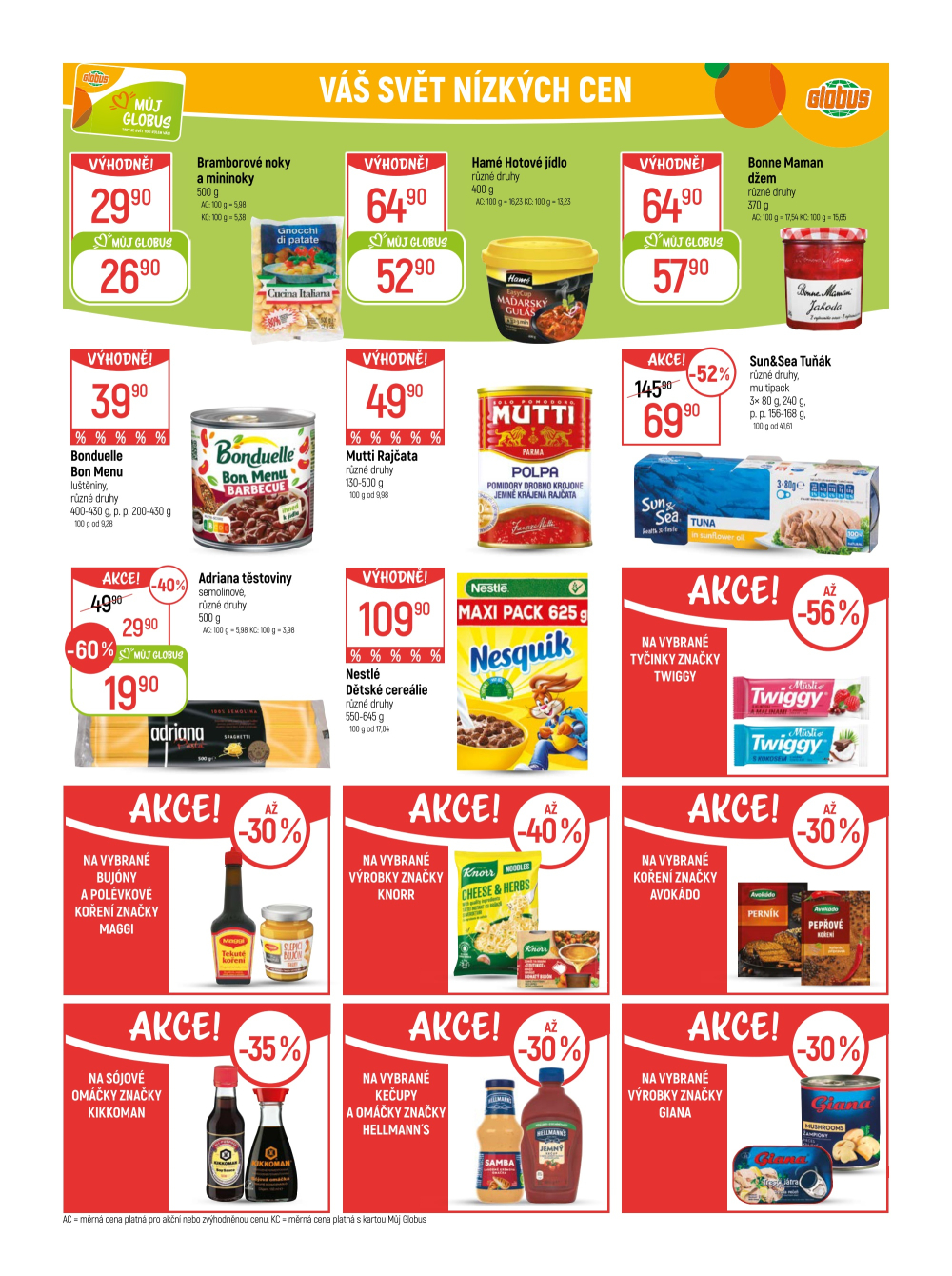 Leták Globus leták Praha - Černý Most - strana 29