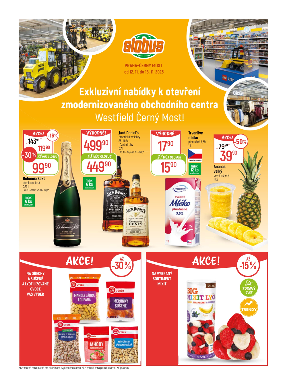 Leták Globus leták Praha - Černý Most - strana 2