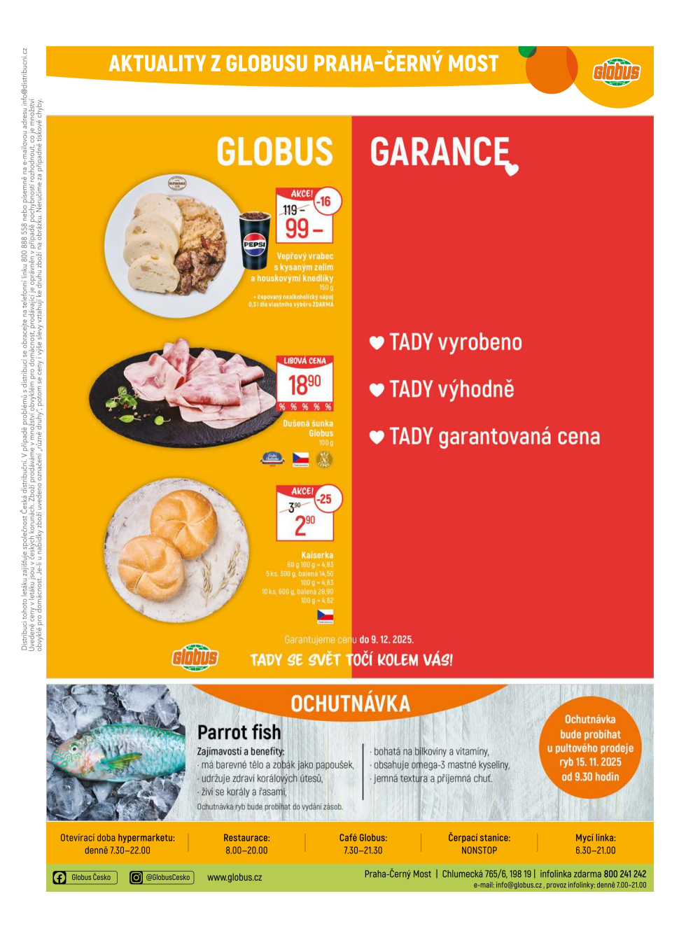 Leták Globus leták Praha - Černý Most - strana 45