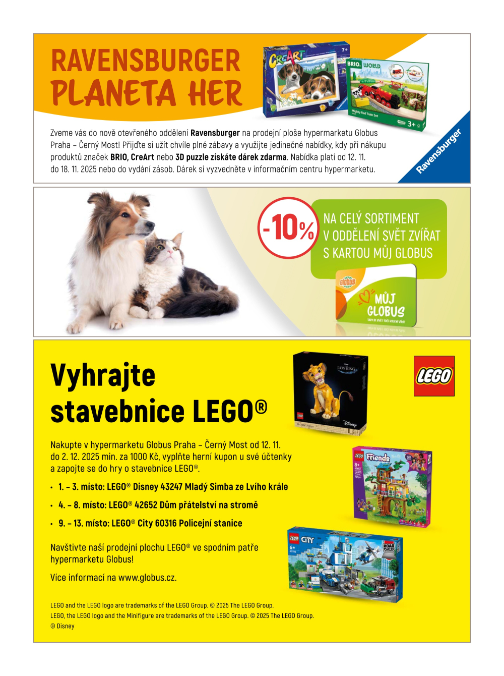 Leták Globus leták Praha - Černý Most - strana 4