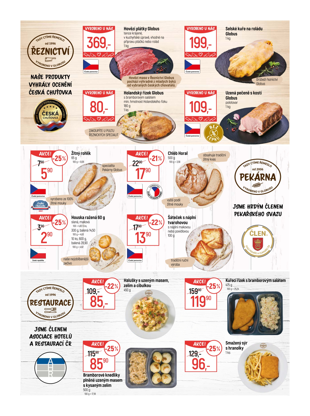 Leták Globus leták Praha - Černý Most - strana 5