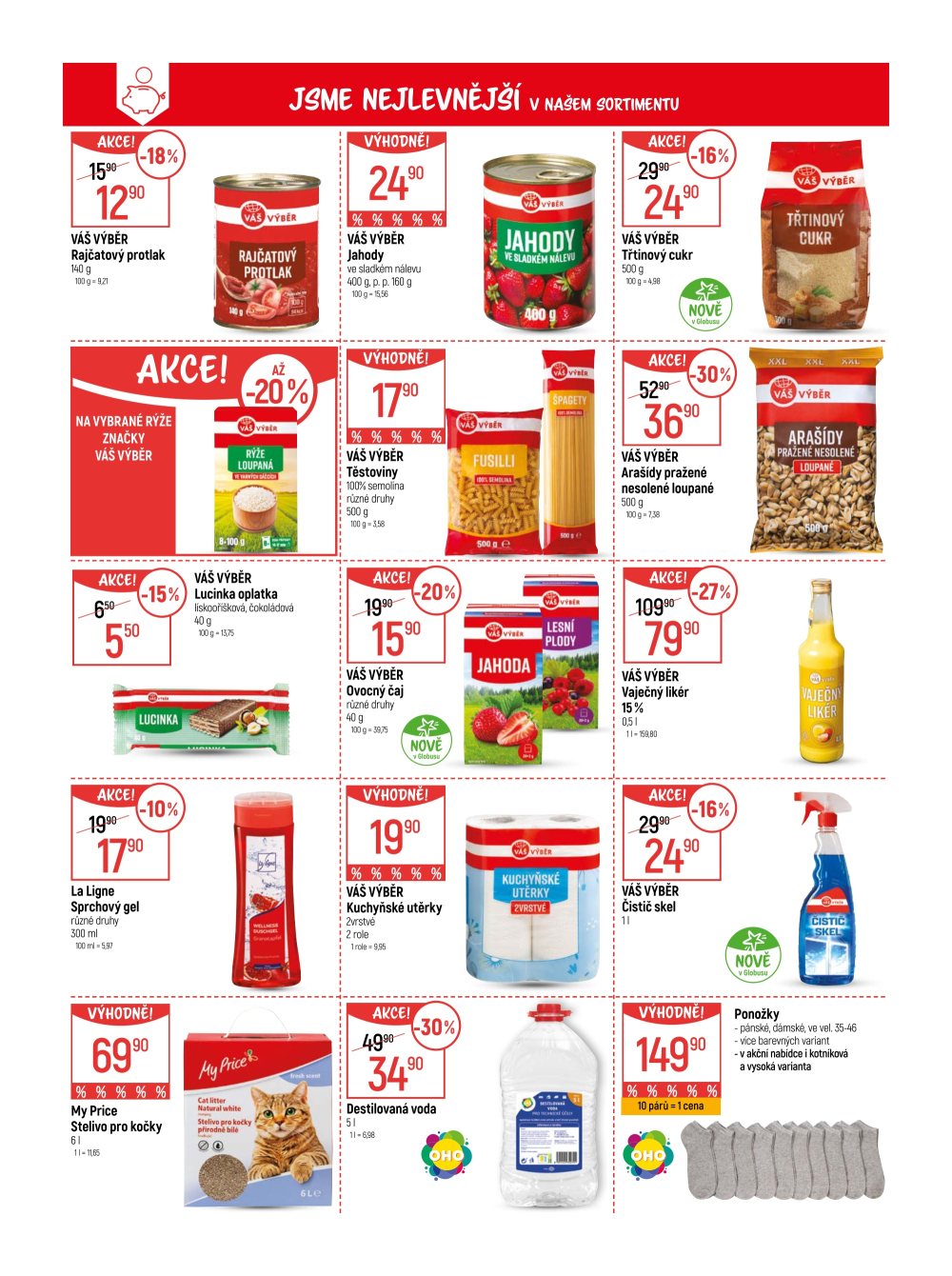 Leták Globus leták Praha - Černý Most - strana 8