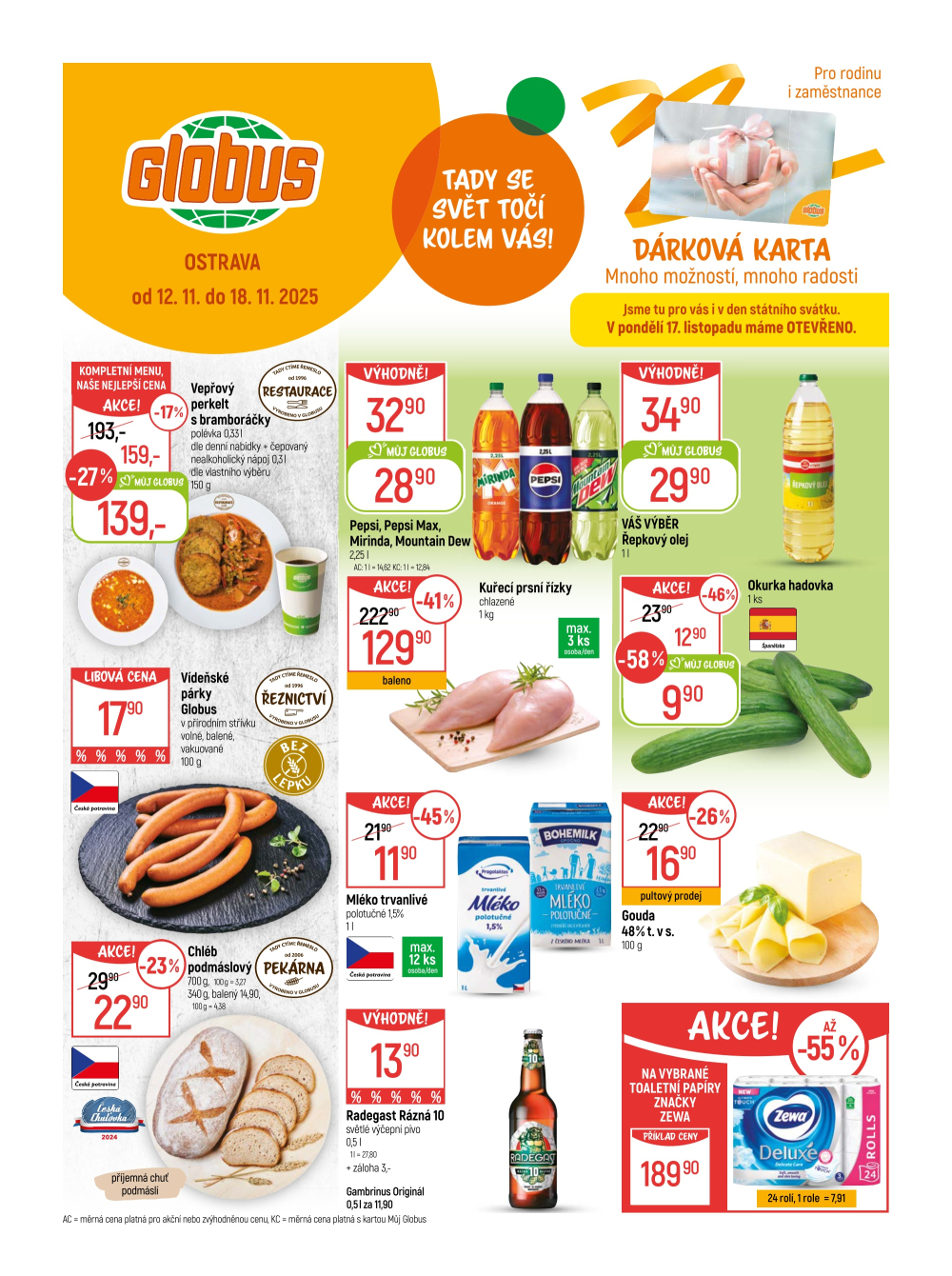 Leták Globus leták Ostrava - strana 1