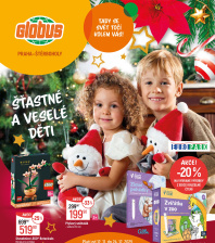 Akční leták Globus  Praha - Štěrboholy - Šťastné a veselé děti