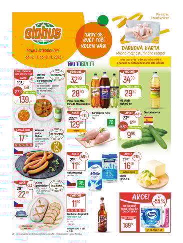 Globus leták Praha - Štěrboholy