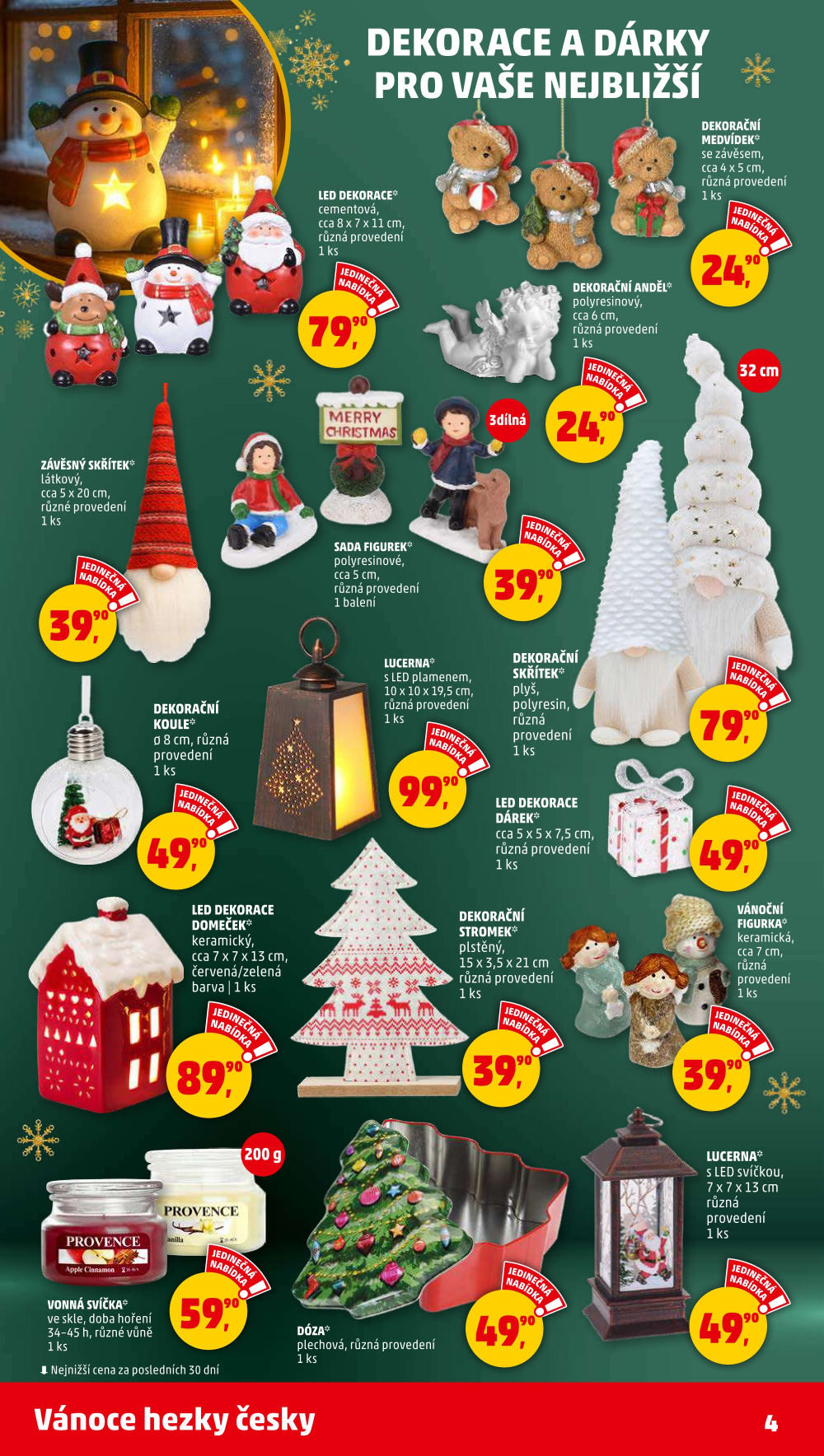 Leták Penny Market leták - Vánoce hezky česky - strana 4