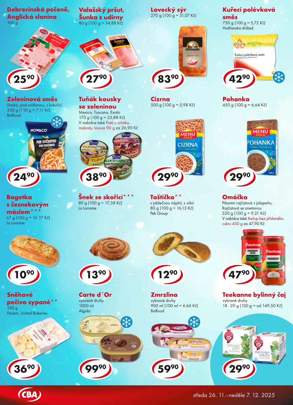 Leták CBA Potraviny leták - strana 4