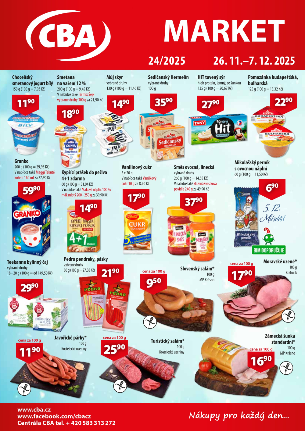 Leták CBA Market leták - strana 1