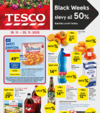 Akční leták Tesco hypermarket 