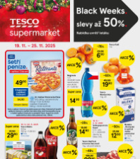 Akční leták Tesco supermarket 