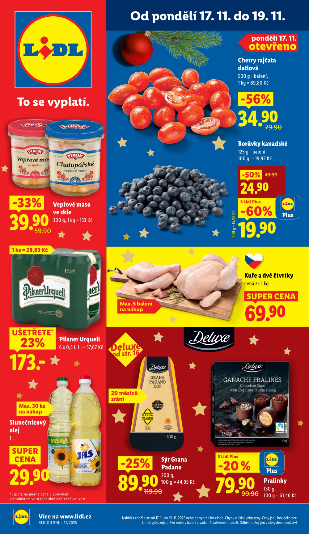 Leták Lidl leták od pondělí - Deluxe - strana 1