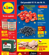 Akční leták Lidl  od pondělí - Deluxe