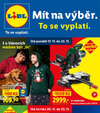 Akční leták Lidl  - Nabídka spotřebního zboží
