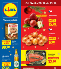 Akční leták Lidl  od čtvrtka