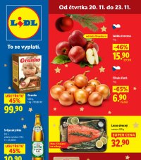 Akční leták Lidl  od čtvrtka