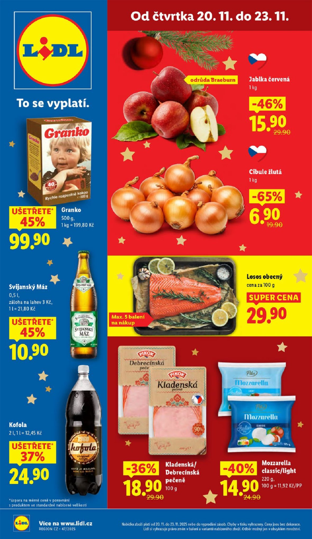 Leták Lidl leták od čtvrtka - strana 1