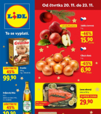 Akční leták Lidl  od čtvrtka