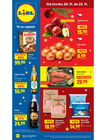 Lidl leták od čtvrtka