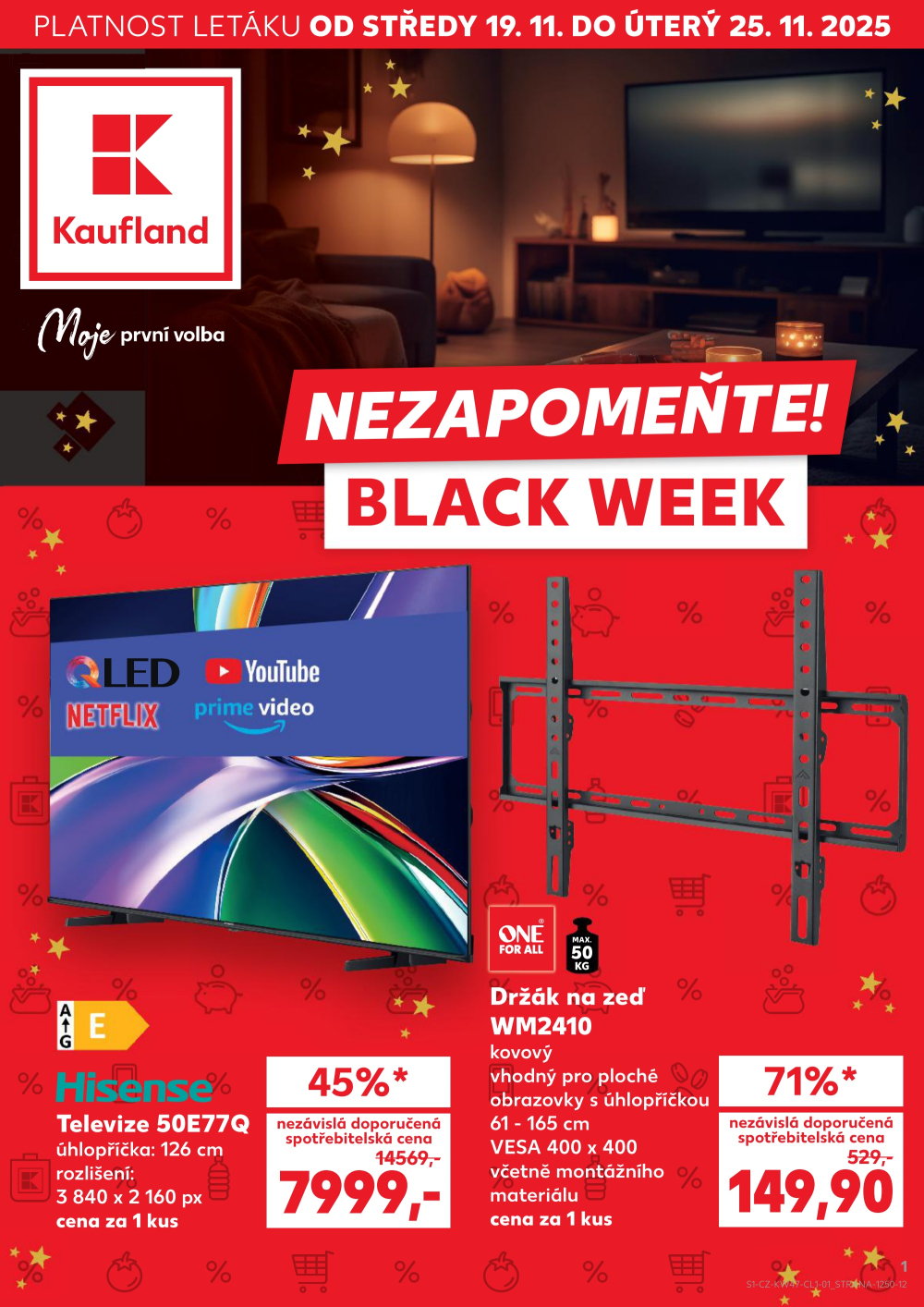 Leták Kaufland leták - Spotřební zboží - strana 1