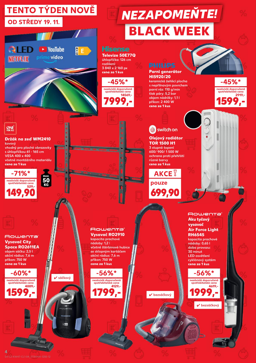 Leták Kaufland leták - Spotřební zboží - strana 4